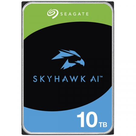 HDD - HDD Video Surveillance SEAGATE SkyHawk AI 10TB CMR, 3.5", 256MB, SATA, Rescue Services 3 ani, TBW: 550