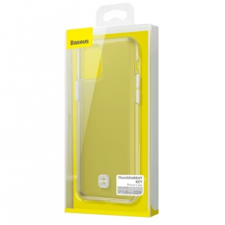 Husa Baseus Key, compatibila cu iPhone 11 Pro, 5.8 Inch, Transparenta [2]