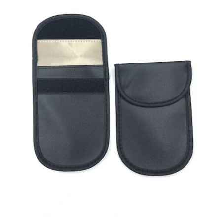 Husa Cheie Auto, RFID Blocker, Protectie Antifurt, Negru [1]