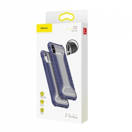 Husa de protectie Baseus, Michelin Cover, pentru iPhone XS Max, Albastru [3]