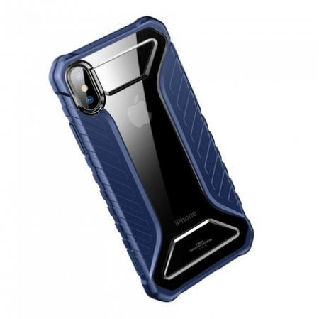 Husa de protectie Baseus, Michelin Cover, pentru iPhone XS Max, Albastru [1]
