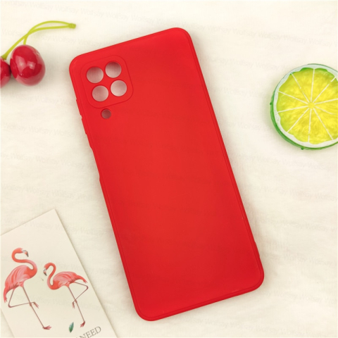 Husa de protectie Loomax, pentru Samsung Galaxy A22 4G, silicon subtire, rosu [1]