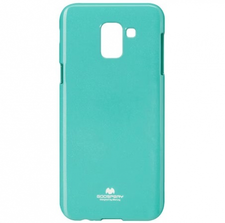 Telefoane & accesorii - Husa de protectie, Mercury Jelly, Compatibila cu Samsung Galaxy A8 (2018), Turcoaz