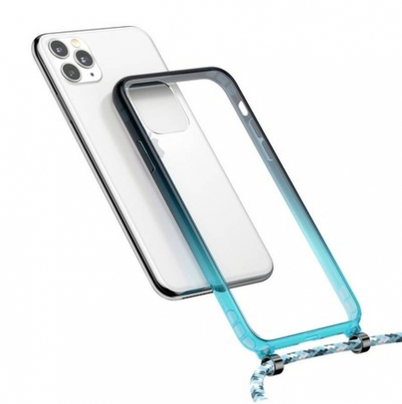 Husa de protectie transparenta Baseus pentru iPhone 11 Pro 5.8 inch, Albastru [1]