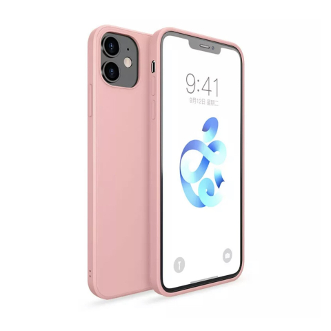 Telefoane & accesorii - Husa din silicon pentru iPhone 13 Pro , Roz