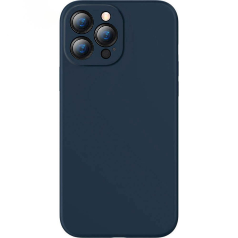 Huse telefoane - Husa Iphone compatibila cu 13 Pro Ultra Subtire Albastru Marin