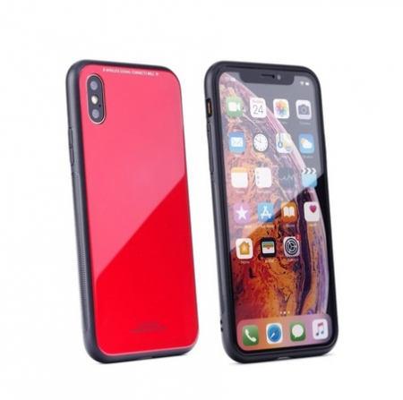 Husa iPhone XS MAX Glass Rosie [1]