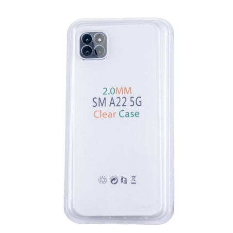 Telefoane & accesorii - Husa Loomax de protectie pentru Samsung A22 5G, silicon subtire, 2 mm, transparent