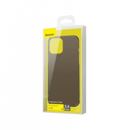 Husa Premium Baseus Cu Spate Sticla Matta Si Rama Din Silicon Pentru iPhone 12 Mini [3]
