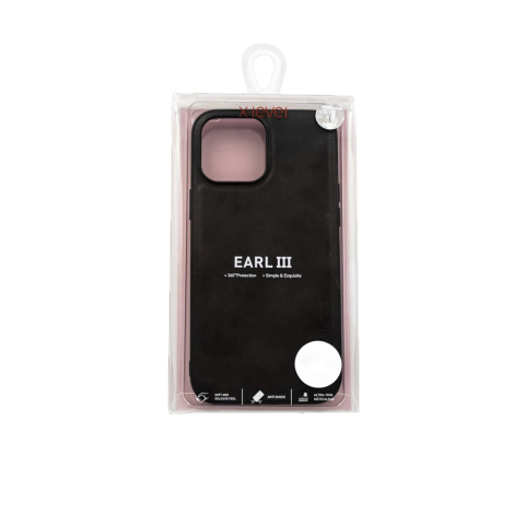 Husa Premium X-level Earl 3 pentru iPhone 12 Mini, Negru [2]