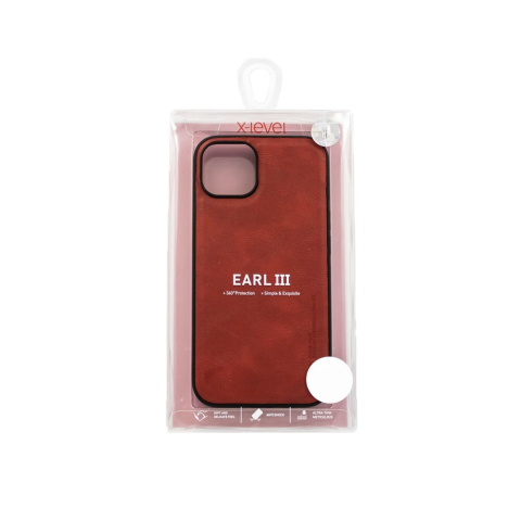 Husa Premium X-level Earl 3 pentru iPhone 12 Mini, Rosu [2]