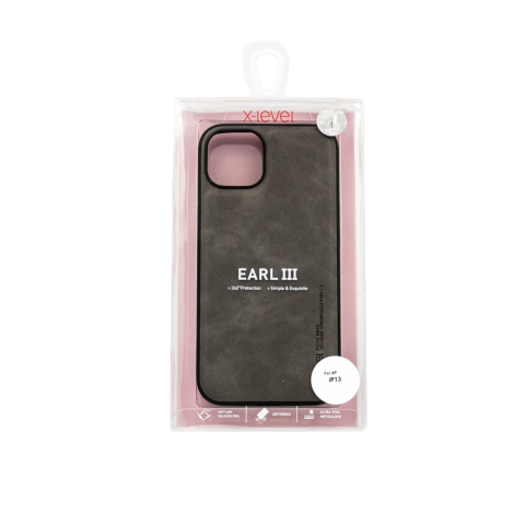 Husa Premium X-level Earl 3 pentru iPhone 13, Gri [1]