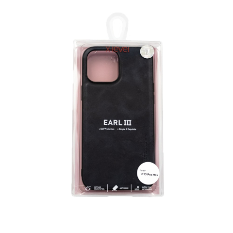 Husa Premium X-level Earl 3 pentru iPhone 13 Pro Max, Albastru [1]