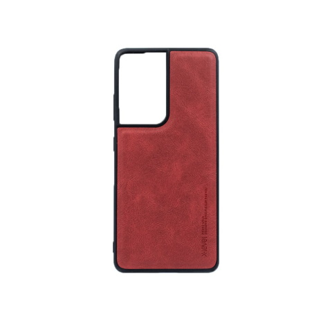 Huse telefoane - Husa Premium X-level Earl 3 pentru Samsung S21 Ultra, Rosu