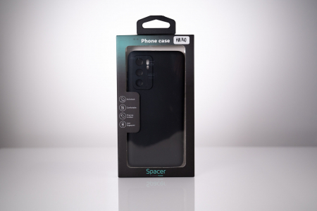 Husa smartphone Spacer pentru Huawei P 40, grosime 1.5mm, material flexibil TPU, negru [3]
