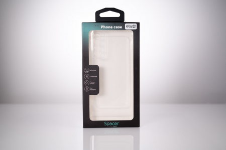Husa Spacer pentru Huawei P Smart 2021, protectie suplimentara antisoc la colturi, material flexibil TPU, SPPC-HU-P-S-CLR, Transparenta [3]