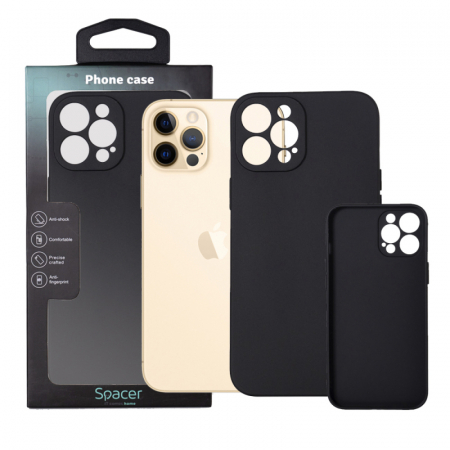 Telefoane & accesorii - HUSA SMARTPHONE Spacer, Iphone 13 Pro Max, TPU, NEGRU