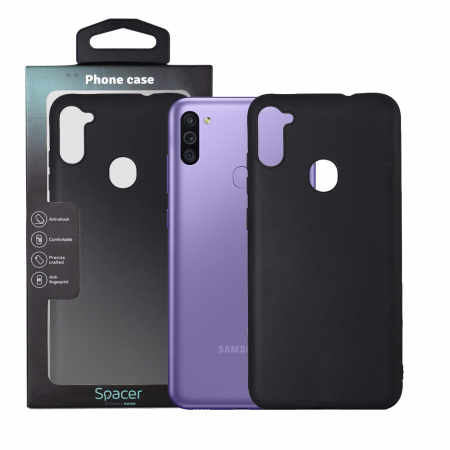 Telefoane & accesorii - HUSA SMARTPHONE Spacer, Samsung Galaxy M11, TPU, NEGRU