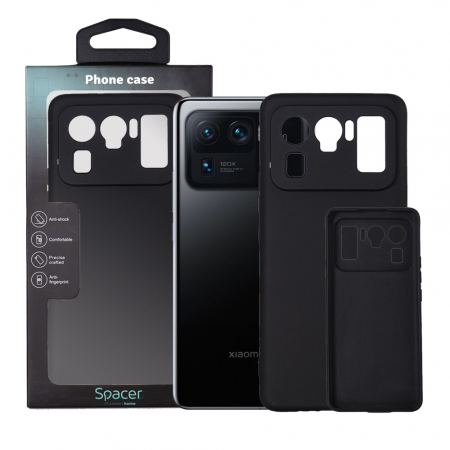 Telefoane & accesorii - HUSA SMARTPHONE Spacer, Xiaomi Mi 11 Ultra 5G, TPU, NEGRU