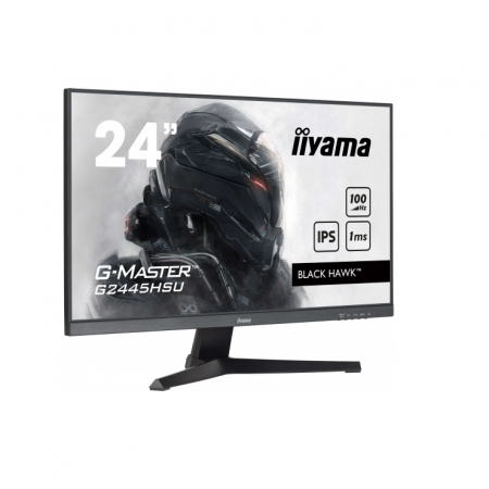 Monitoare - IIYAMA Monitor LED G2445HSU-B2 G-MASTER Gaming Light 23.8" 1920 x 1080 @100Hz 300 cd/m² 1ms 300cd HDMI DP USB Hub tilt 3y