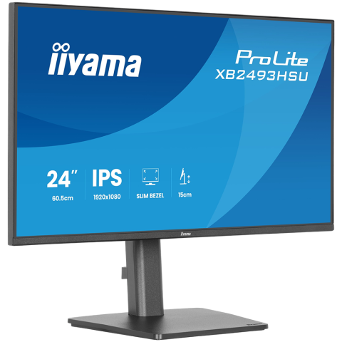IIYAMA Monitor LED XB2493HSU-B1 23.8" IPS 1920x1080 120Hz, 16:9. 350cd, 1500:1, 1ms, HDMI, DP, USB HUB, Full Ergo, Pro [4]