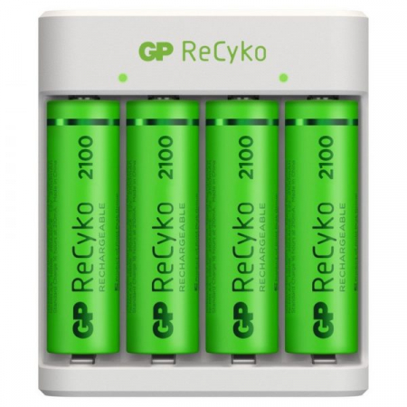Incarcator GP Batteries include 4 x 2100 mAh GPACSE411001 [1]