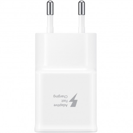 Alimentator telefon - Incarcator retea Samsung, Fast charge, 15W, White