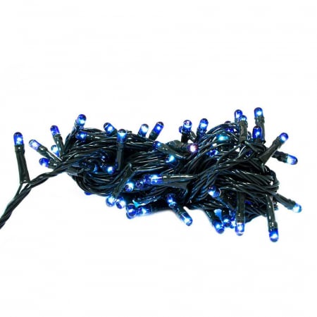 Stickere decorative - INSTALATIE POM CRACIUN, 140 BECURI LED, ALBASTRA