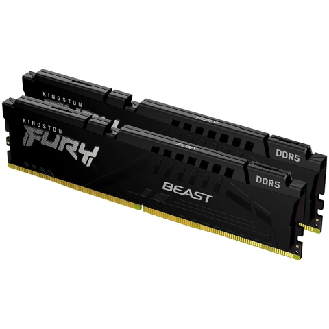 Memorii USB - Kingston DRAM 32GB 5600MT/s DDR5 CL36 DIMM (Kit of 2) FURY Beast Black EXPO