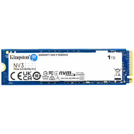 Desktop PC & Componente - Kingston SSD 1TB NV3 M.2 2280 PCIe 4.0 NVMe SSD , EAN: 740617344790