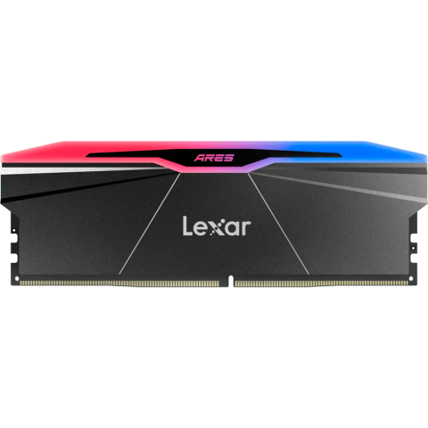 Periferice PC - Lexar Ares DDR5 6000 CL28 1.35V Memory with heatsink and RGB lighting,Dual pack, Black Color