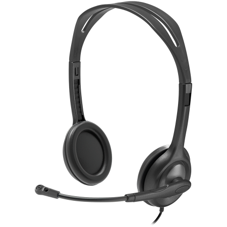 Accesorii Audio Hi-Fi - LOGITECH H111 Corded Stereo Headset - BLACK - 3.5 MM