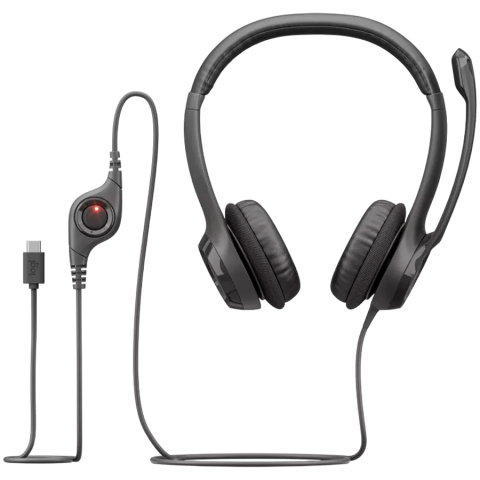 LOGITECH HEADSET-H390 USB-C Computer Headset-MIDNIGHT BLACK-USB-N/A-EMEA28i-935-USB-C [3]