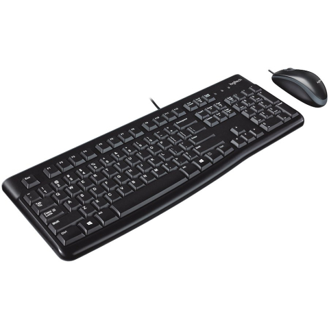 LOGITECH MK120 Corded Combo - BLACK - USB - US INT'L [3]