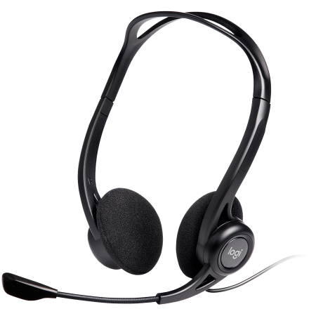 Accesorii Audio Hi-Fi - LOGITECH PC960 Corded Stereo Headset BLACK - USB