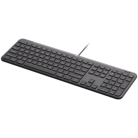 LOGITECH Signature Slim K620 Wired Keyboard for Business - GRAPHITE - US INT'L - USB - N/A - INTNL-973 - USB-C [2]