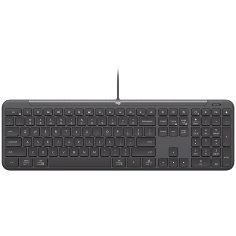 Periferice PC - LOGITECH Signature Slim K620 Wired Keyboard for Business - GRAPHITE - US INT'L - USB - N/A - INTNL-973 - USB-C