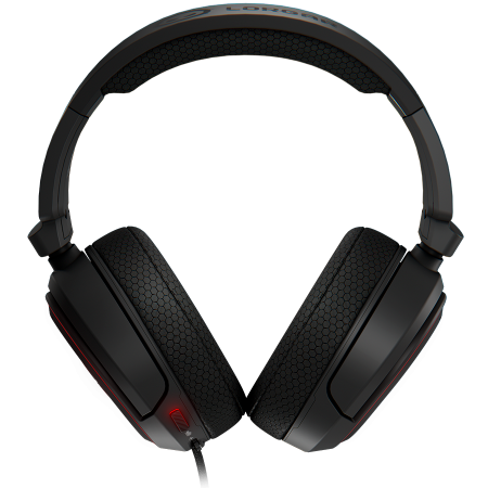 LORGAR Kaya 460, USB Gaming headset with microphone, CM108B, RGB backlight, Plug&Play, USB-A connection cable 2m, fabric ear pads, size: 192*184.7*88mm, 0.329kg, black [1]
