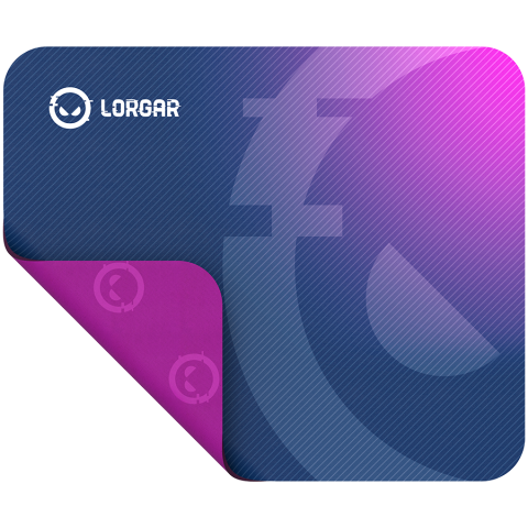 Lorgar Main 133, Gaming mouse pad, High-speed surface, Purple anti-slip rubber base, size: 360mm x 300mm x 3mm, weight 0.2kg [2]