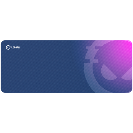 Gaming - Lorgar Main 139, Gaming mouse pad, High-speed surface, Purple anti-slip rubber base, size: 900mm x 360mm x 3mm, weight 0.6kg