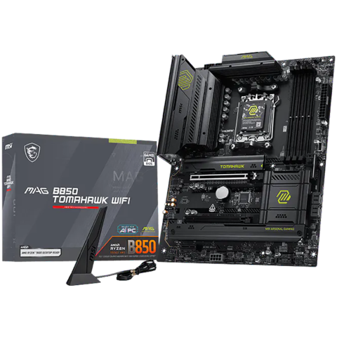 Placa de baza - MSI MAG B850 TOMAHAWK WIFI, Socket AM5, 4x DDR5, WiFi7