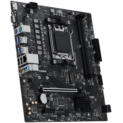 MSI Mainboard Desktop PRO A620AM-B EVO (AM5, 2xDDR5, 1xHDMI, 1xVGA, 1xPCI-E x16 slot, 1xPCI-E x1 slot, 1xM.2, 2xSATA 6G, 2.5GLAN) mATX [2]