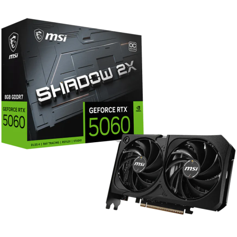 Cabluri - MSI Video Card NVIDIA GeForce RTX 5060 8G SHADOW 2X OC MAX