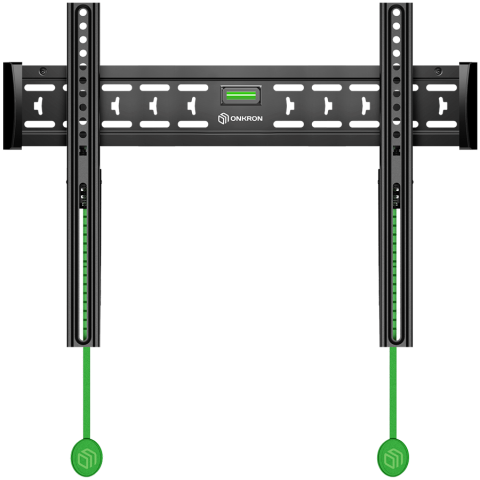Accesorii PC - ONKRON Fixed TV Wall Mount for 43 to 85-inch Flat Panel TVs Digital Panels 68,2 kg, Black