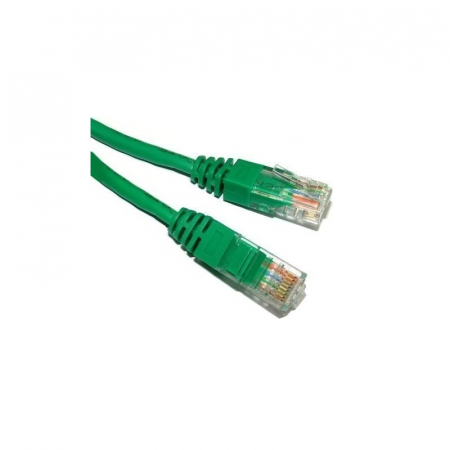 Cabluri - Patch cord UTP Spacer Cat5e SP-PT-CAT5-0.25M-G, cupru-aluminiu, 0.25 m, AWG26, Verde