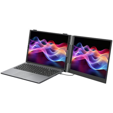 Portable monitor Blackview SCM8 Single Screen 15.3inch 1920x1200 16:9 LCD 60Hz IPS 178 USB-C 3.1x3 352.2x237.43x15.9mm Grey Black [1]