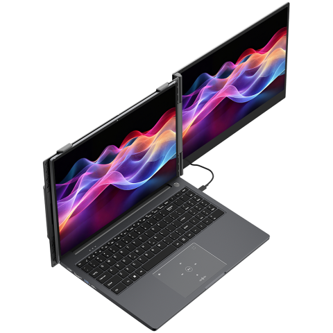 Portable monitor Blackview SCM8 Single Screen 15.3inch 1920x1200 16:9 LCD 60Hz IPS 178 USB-C 3.1x3 352.2x237.43x15.9mm Grey Black [2]
