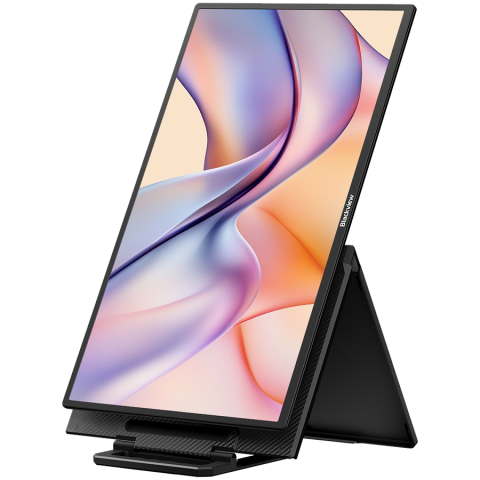 Portable monitor Blackview Table 10 LCD Monitor IPS FHD 23.8inch 1920x1200 16:9 LCD 100Hz 178 USB-C 3.1x2 Full 1xminiHDMI 312x237x32.8mm Plug into Laptop, PC, Game Console, and More, Plug & Play Black [3]