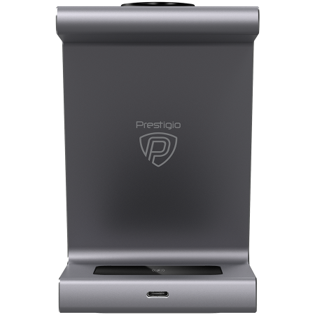 Prestigio ReVolt A9, 3-in-1 wireless charging station for Samsung smartphone, Galaxy Watch, Galaxy Buds and other Android devices, wireless output for phone 7.5W/10W, wireless output for earphones 5W, [5]