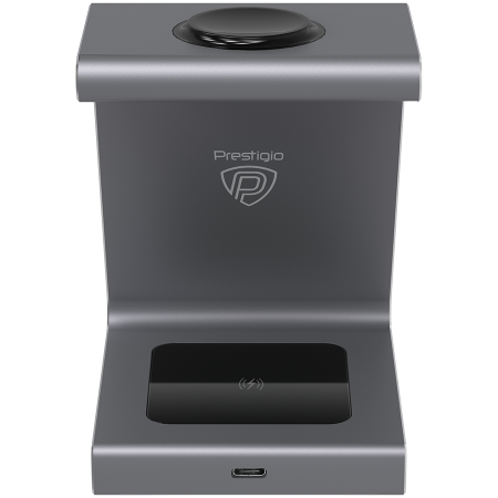 Prestigio ReVolt A9, 3-in-1 wireless charging station for Samsung smartphone, Galaxy Watch, Galaxy Buds and other Android devices, wireless output for phone 7.5W/10W, wireless output for earphones 5W, [6]